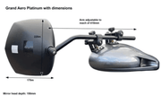 Milenco Mirrors Milenco Platinum Grand Aero Mirrors Milenco Platinum Grand Aero Mirrors Premium Towing