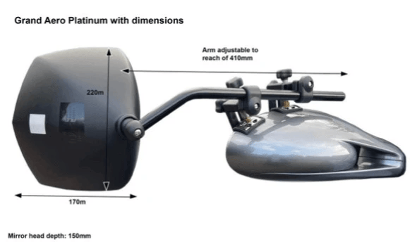 Milenco Mirrors Milenco Platinum Grand Aero Mirrors Milenco Platinum Grand Aero Mirrors Premium Towing