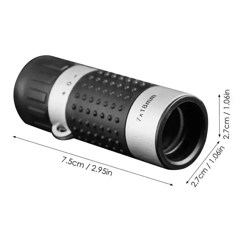 Habicare SS Monocular Telescope & Range finder Habicare 7x18 Monocular Telescope with Rangefinder