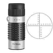 Habicare SS Monocular Telescope & Range finder Habicare 7x18 Monocular Telescope with Rangefinder