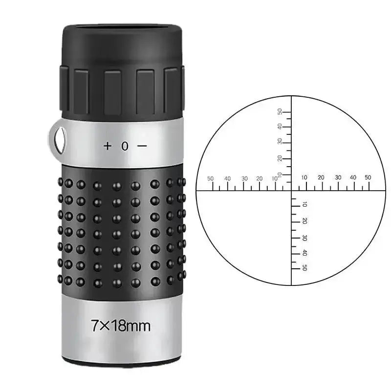Habicare SS Monocular Telescope & Range finder Habicare 7x18 Monocular Telescope with Rangefinder