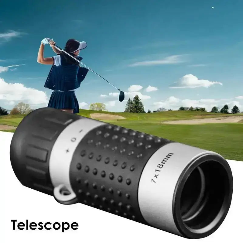 Habicare SS Monocular Telescope & Range finder Habicare 7x18 Monocular Telescope with Rangefinder