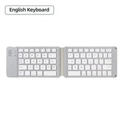 Habicare Mini Foldable Bluetooth Keyboard with Touchpad, Rechargeable Wireless Ultra-Slim Pocket Keyboard for Tablet & Laptop Mini Foldable Bluetooth Keyboard with Touchpad, Rechargeable Wireless Ultra-Slim Pocket Keyboard for Tablet & Laptop