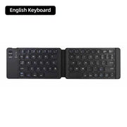 Habicare Mini Foldable Bluetooth Keyboard with Touchpad, Rechargeable Wireless Ultra-Slim Pocket Keyboard for Tablet & Laptop Mini Foldable Bluetooth Keyboard with Touchpad, Rechargeable Wireless Ultra-Slim Pocket Keyboard for Tablet & Laptop