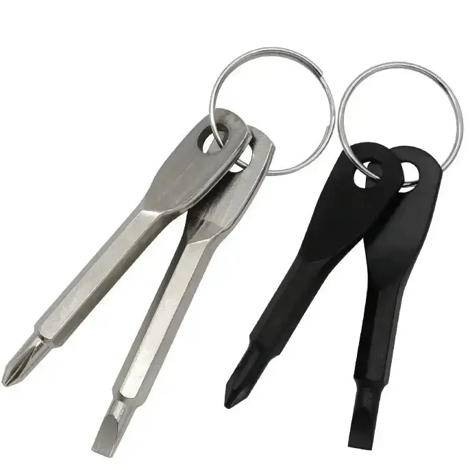 Mini Keychain Screwdriver Tool – Phillips & Slotted (2 colours available) – view 1