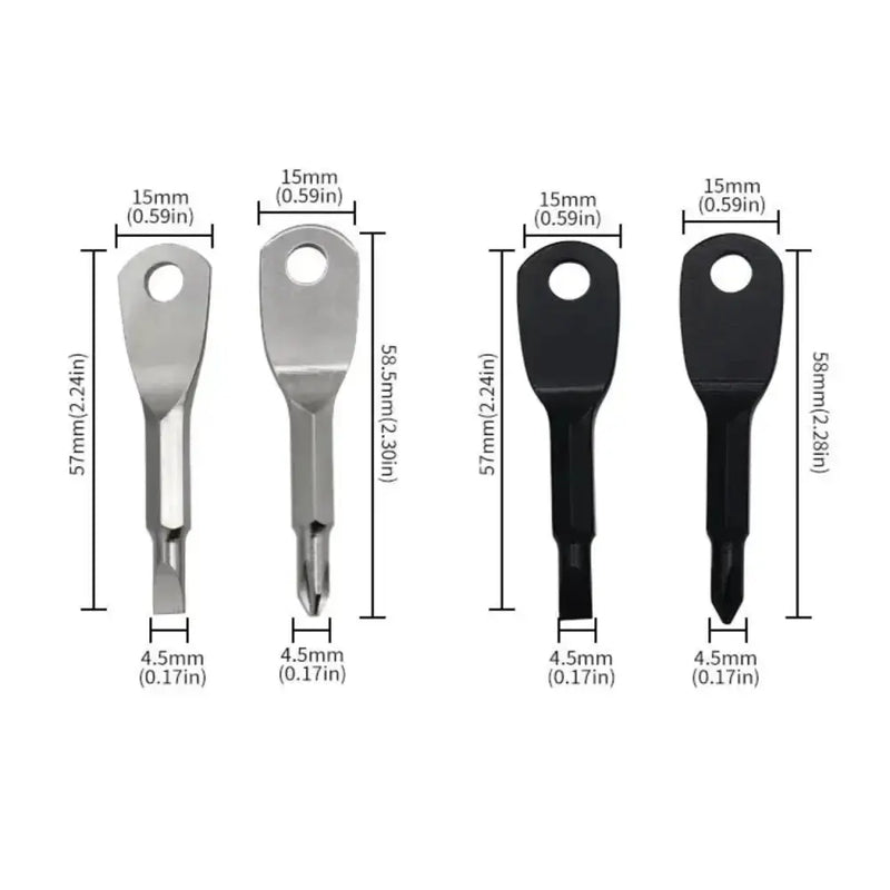 Mini Keychain Screwdriver Tool – Phillips & Slotted (2 colours available) – view 7
