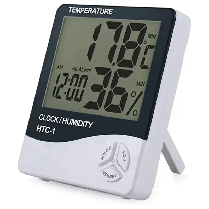 Mini LCD Digital Thermometer Hygrometer for Indoor Use (available in 2 types in packaging) – view 1