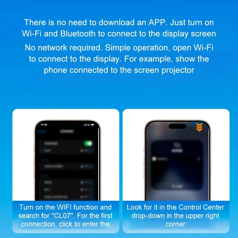 Mini Portable Wireless Selfie Screen Display for iPhone & Android Rear Camera – view 4