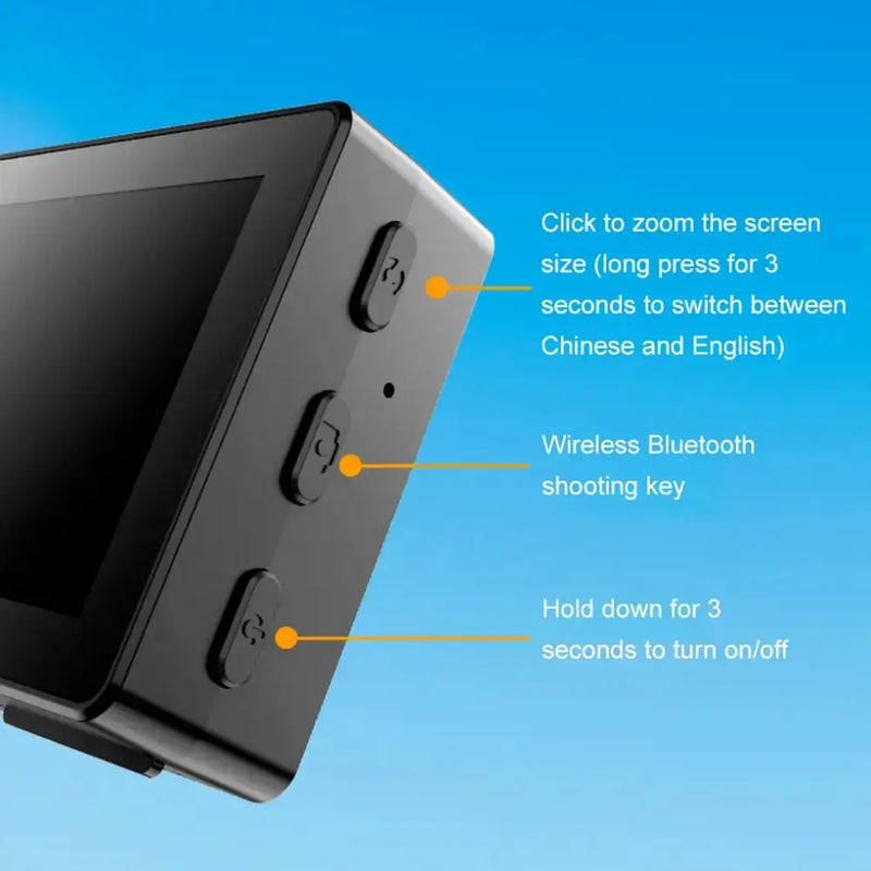 Mini Portable Wireless Selfie Screen Display for iPhone & Android Rear Camera – view 8