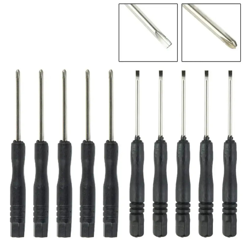 Mini Slotted & Cross Screwdriver Set – 3,22" / 2mm (10Pcs) – view 5