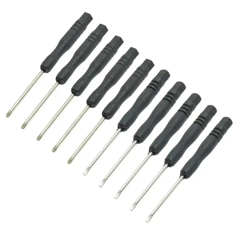 Mini Slotted & Cross Screwdriver Set – 3,22" / 2mm (10Pcs) – view 1