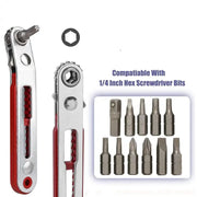 Mini Two-Way Ratchet Screwdriver – Flat/Hex Head (3 type of sets available) – view 12