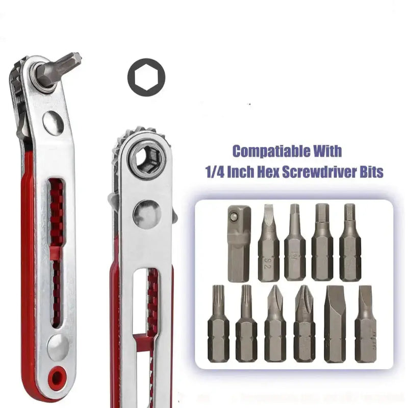 Mini Two-Way Ratchet Screwdriver – Flat/Hex Head (3 type of sets available) – view 12