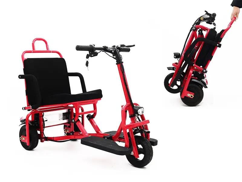 Kiwi Grab Kiwi Grab Foldable 3 wheel electric scooter mobility scooter Red Foldable 3 wheel electric scooter mobility scooter Red