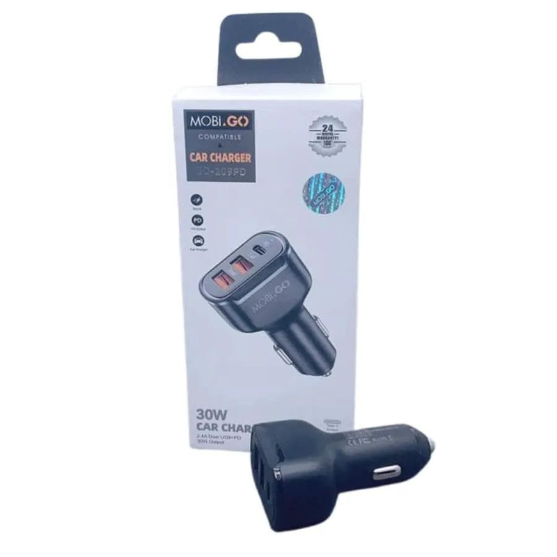 9eight5 Accessories Mobigo 20W 2 UAB A+C car charger GO209PD Mobigo 20W 2 UAB A+C car charger GO209PD