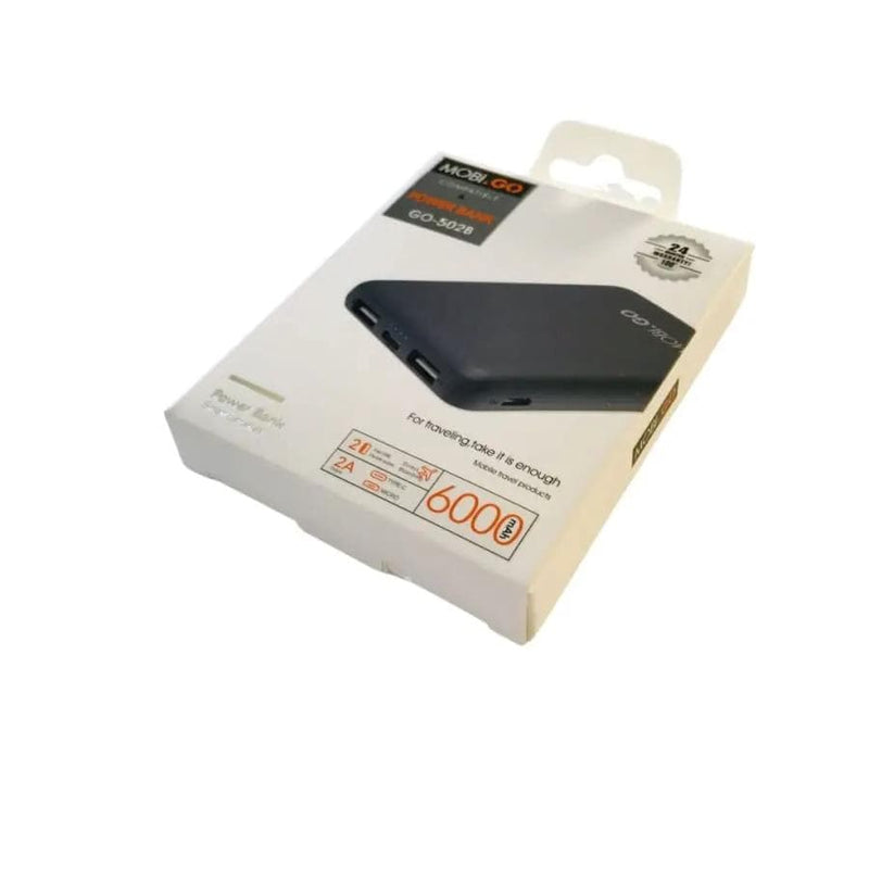 9eight5 Phone/Tablet Accessories Mobigo 6,000 mAh Power Bank Mobigo 6,000 mAh Power Bank