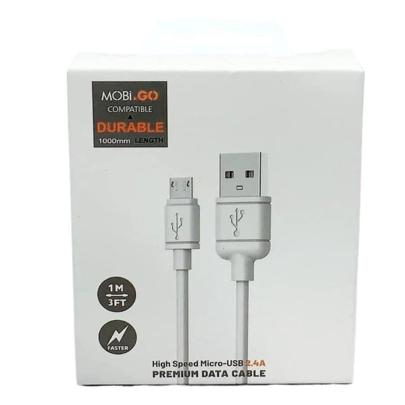 9eight5 Electronics Accessories Mobigo Micro USB Cable - 1m Mobigo Micro USB Cable - 1m