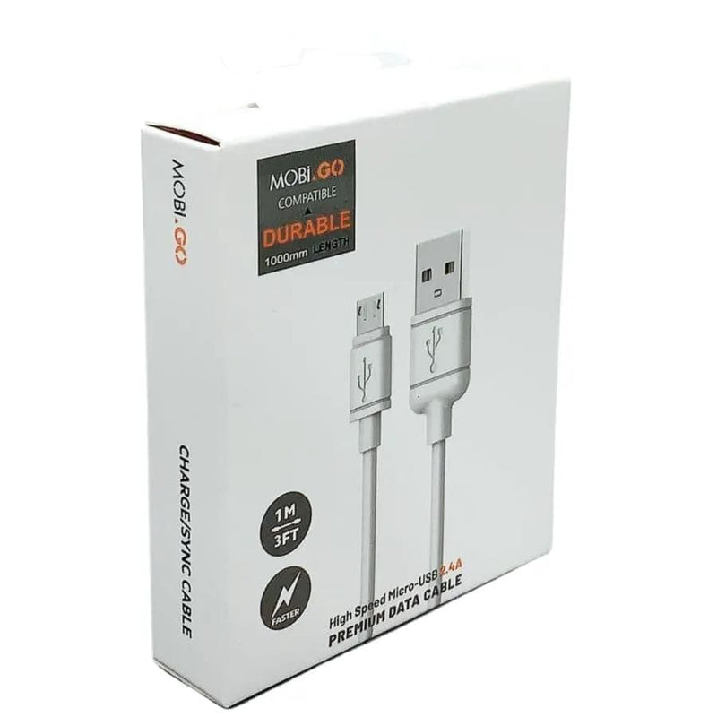 9eight5 Electronics Accessories Mobigo Micro USB Cable - 1m Mobigo Micro USB Cable - 1m