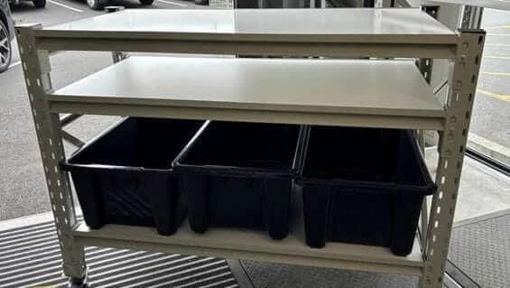 Mobile Longspan Workbench 3x52L Bins ActionoutdoorsEast Pro