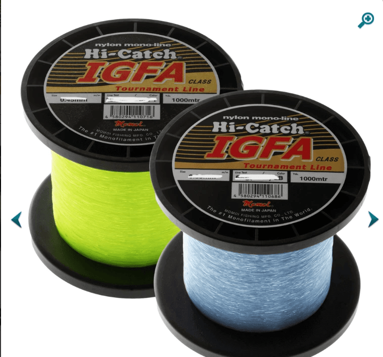Momoi 1000m Game Fishing Line Momoi 8kg 10kg 15kg 24kg 37kg 60kg x 1000m Momoi IGFA Premium Fishing Line 1000m 8-60kg Spool