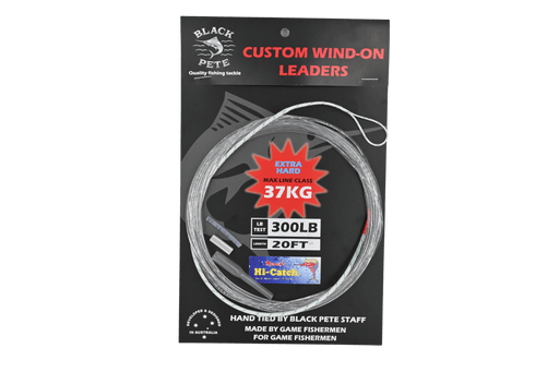 Momoi Wind On Leader Monofilament 20 Foot Black Pete Offshore Big Game Ready Abrasion Resistant – view 2