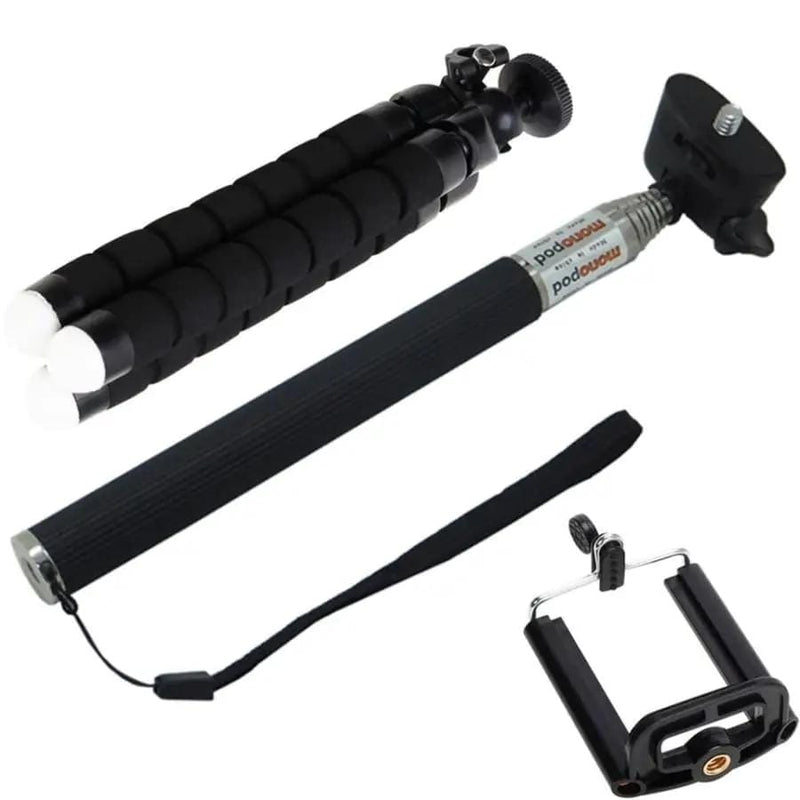 9eight5 Phone/Tablet Accessories Monopod & Tri-pod stand Combo Monopod & Tri-pod stand Combo