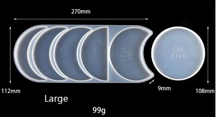 Resin Art NZ Moulds Moon Moulds Moon Moulds | NZ