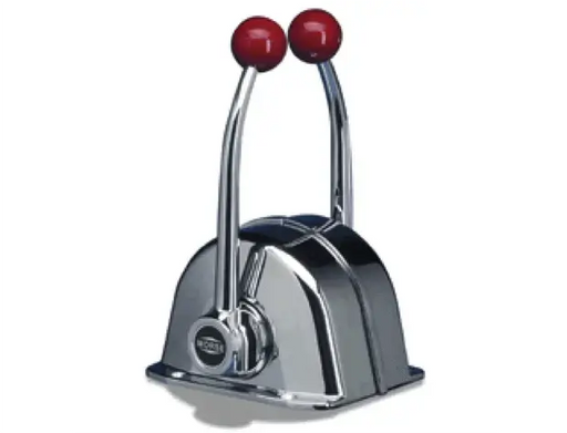 Morse MT3 Twin Engine Control Top Mount Chrome Lever For Inboards And Outboards Rugged Precision – view 2