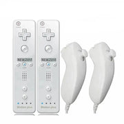 Motion Plus Remote & Nunchuk – Replacement with Silicone Case for Wii/Wii U – view 1