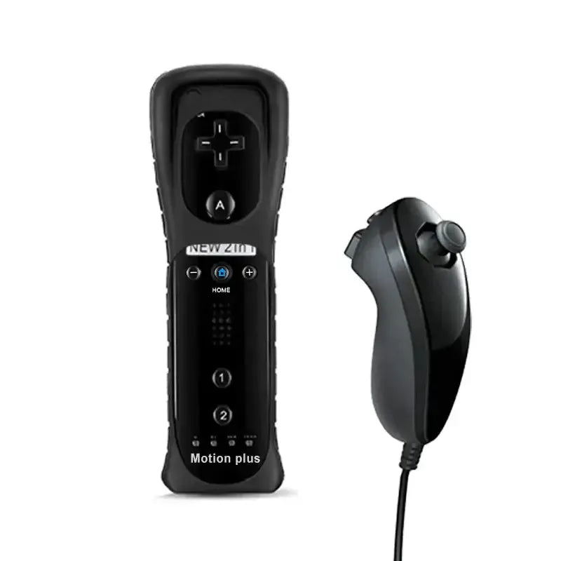 Motion Plus Remote & Nunchuk – Replacement with Silicone Case for Wii/Wii U – view 36