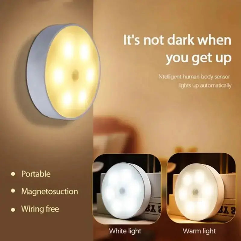 Habicare USB Rechargeable Motion Sensor LED Night Light USB Rechargeable Motion Sensor LED Night Light
