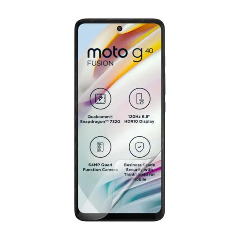 Hydrogel Screen Protector for Moto G40 Fusion (2021) (Pack of 2)