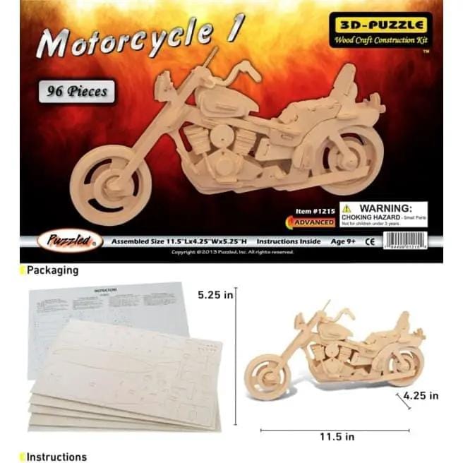 9eight5 3D Puzzle Motorcycle 1 Motorcycle 1