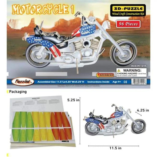 9eight5 3D Puzzle Motorcycle (illuminated) Motorcycle (illuminated)