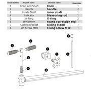 Habicare Mountain Bike Derailleur Hanger Alignment Tool Mountain Bike Derailleur Hanger Alignment Tool