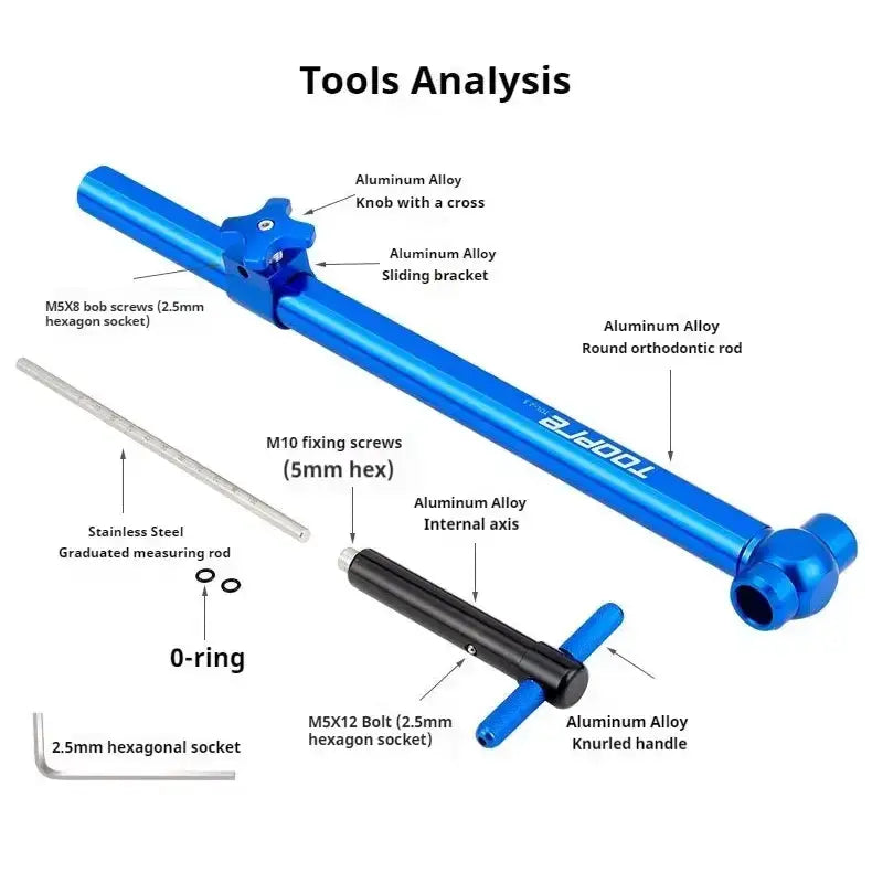 Habicare Mountain Bike Derailleur Hanger Alignment Tool Mountain Bike Derailleur Hanger Alignment Tool