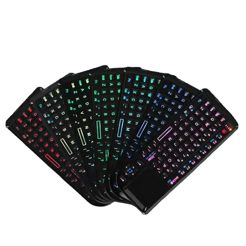 Habicare Mini Wireless Keyboard with Backlit Touchpad & Air Mouse Mini Wireless Keyboard with Backlit Touchpad & Air Mouse