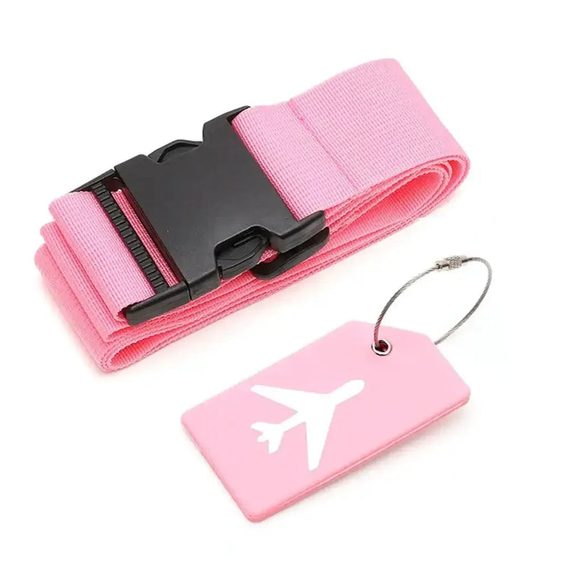 Multi-Colour Luggage Strap Set with Tag (8 colours available) – view 9