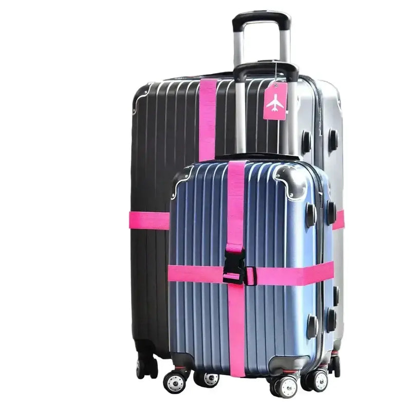 Multi-Colour Luggage Strap Set with Tag (8 colours available) – view 5