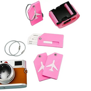 Multi-Colour Luggage Strap Set with Tag (8 colours available) – view 7