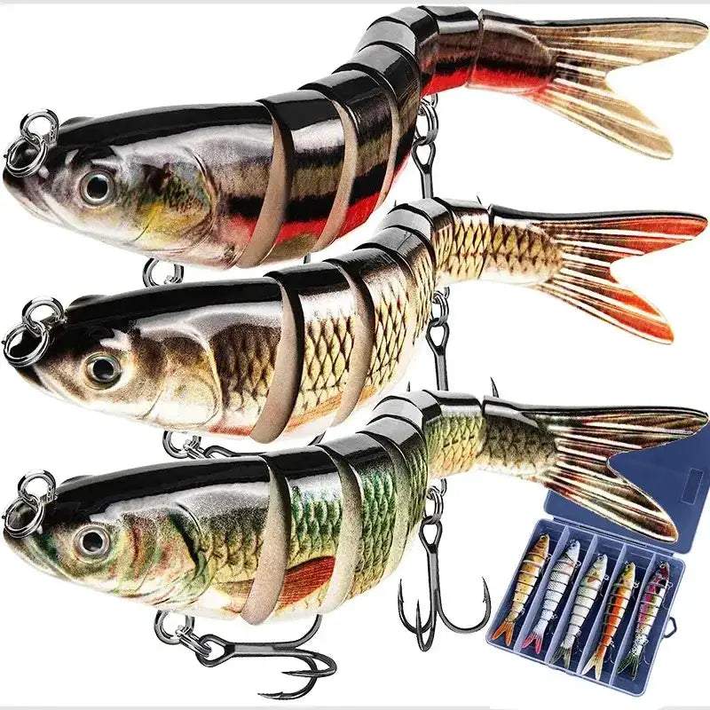 Habicare SS Multi-Jointed Bionic Fishing Lure 10cm/12.4g – 1/3/5pcs Multi-Jointed Bionic Fishing Lure 10cm/12.4g – 1/3/5pcs