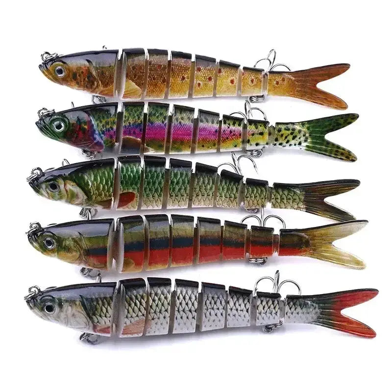 Habicare SS Multi-Jointed Bionic Fishing Lure 10cm/12.4g – 1/3/5pcs Multi-Jointed Bionic Fishing Lure 10cm/12.4g – 1/3/5pcs