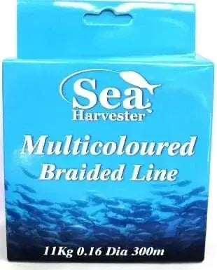 Sea Harvester Rainbow Braided Line 300m For Anglers High Visibility Low Stretch Abrasion Resistant – view 2