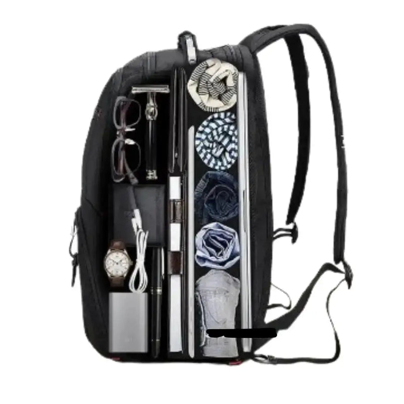 Multifunction USB Laptop Backpack – Waterproof Travel Bag – view 2