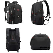 Multifunction USB Laptop Backpack – Waterproof Travel Bag – view 8