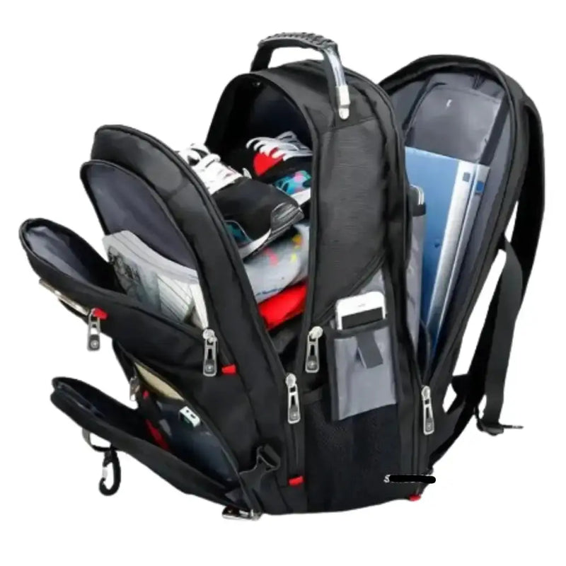 Multifunction USB Laptop Backpack – Waterproof Travel Bag – view 5
