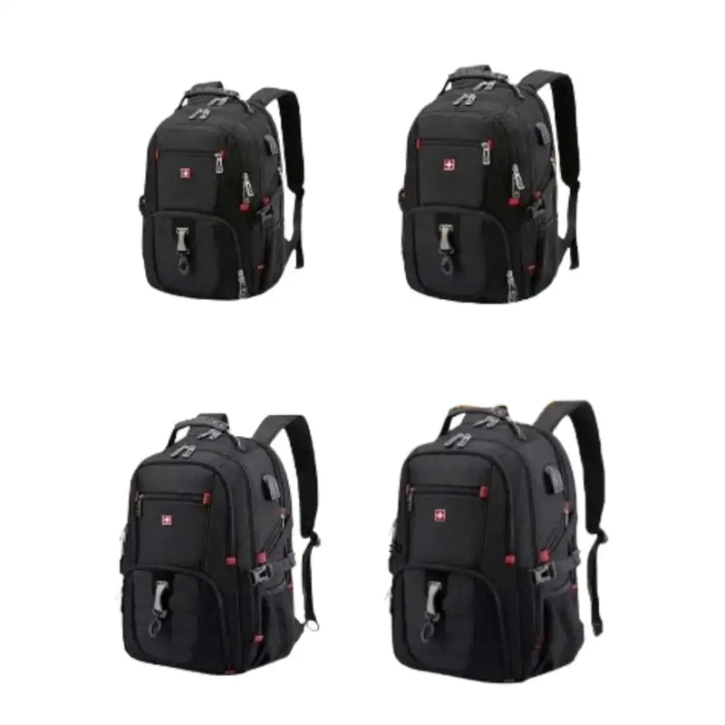 Multifunction USB Laptop Backpack – Waterproof Travel Bag – view 7