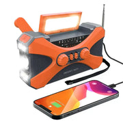Multifunctional 10000mAh Solar Crank Radio (2 colours available) – view 1