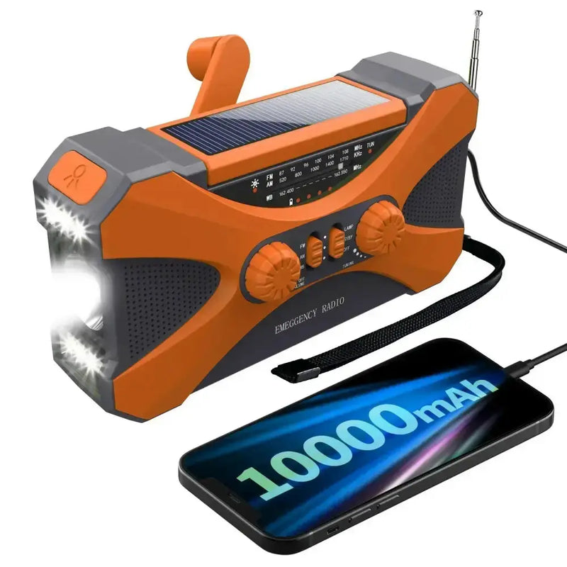 Multifunctional 10000mAh Solar Crank Radio (2 colours available) – view 12
