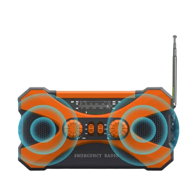 Multifunctional 10000mAh Solar Crank Radio (2 colours available) – view 8